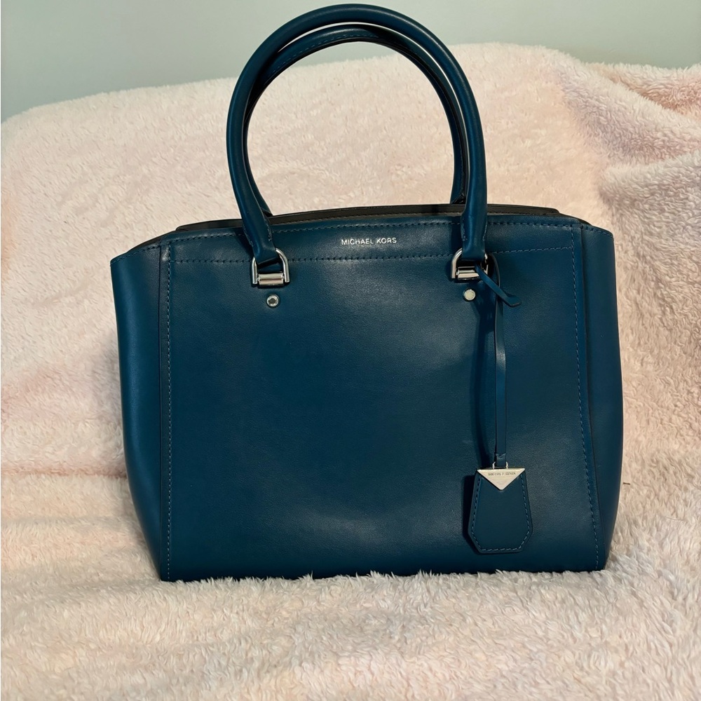 Teal/Navy Michael Kors bag